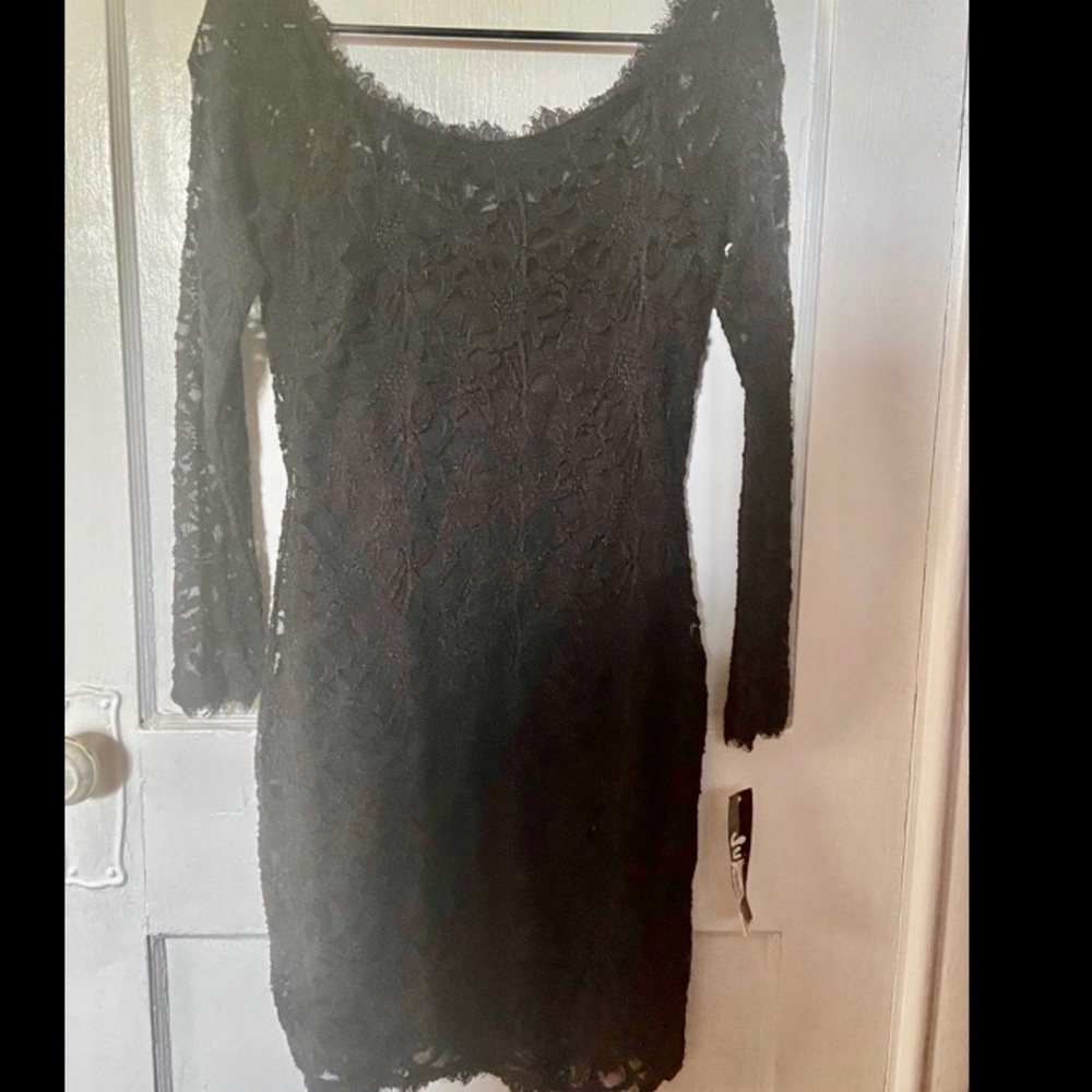 Lacy Little Black Dress